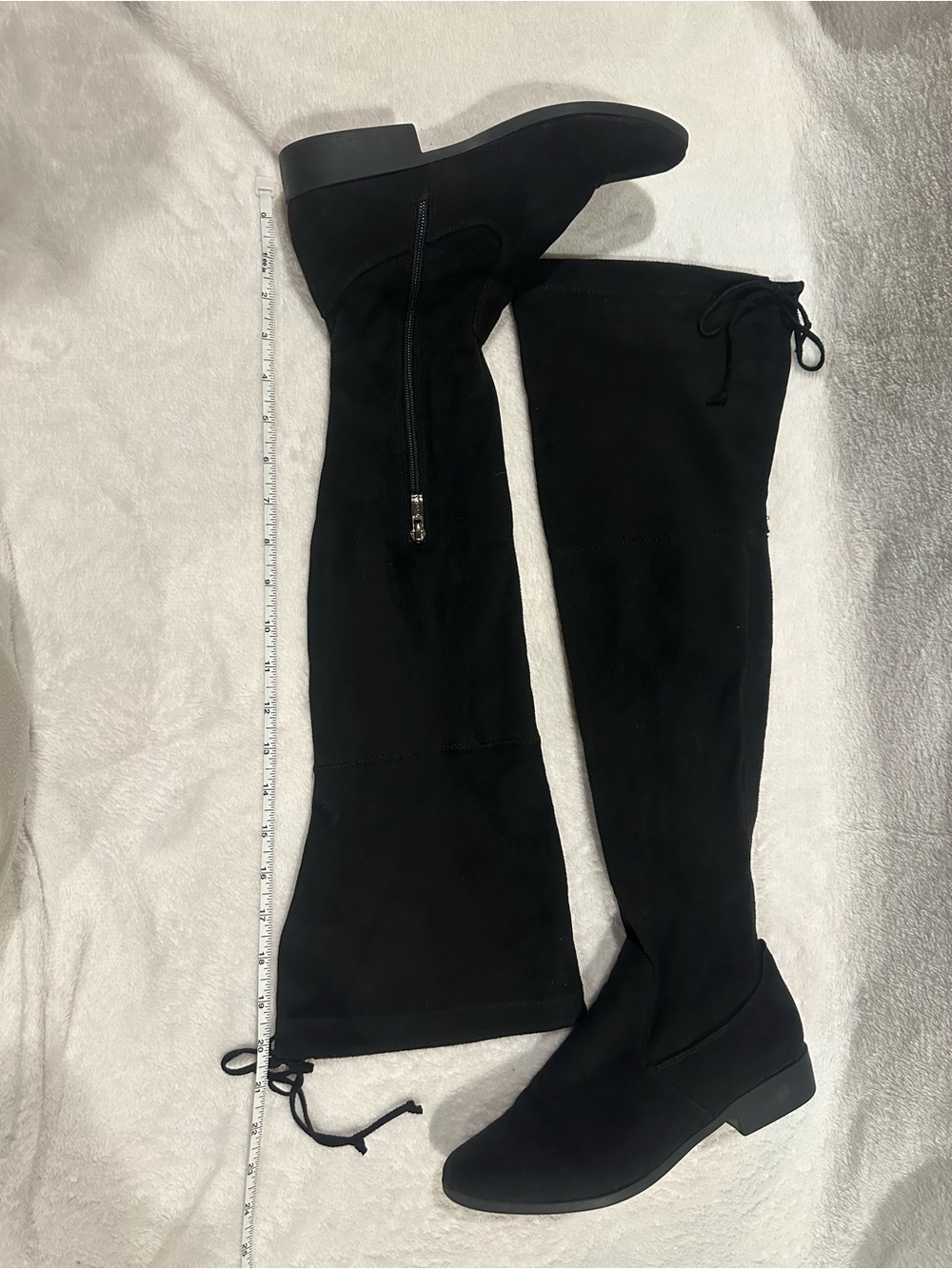 Women’s Over-The-Knee Black Suede Boots